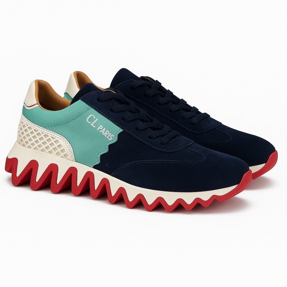 Christian Louboutin Loubishark Sneakers – Size 8 US – Like New 🔥